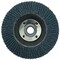 Weiler 4-1/2" Tiger Paw Abrasive Flap Disc, Conical (TY29), 40Z, 5/8"-11 UNC 51124 - alternate 2